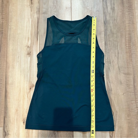 Lululemon Home Stretch Tank Submarine Teal Luxtreme Mesh 2 Small - Picture 6 of 9